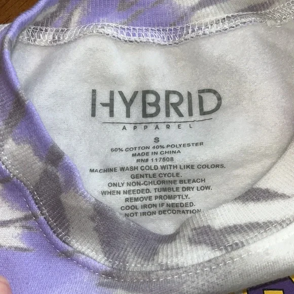 New Los Angeles Lakers womens Sweatshirt size s - tie-dye. NBA - Picture 4 of 6